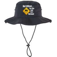 But Officer The Sign Said Do A Burnout, Muscle Car Funny Car Bucket Hat