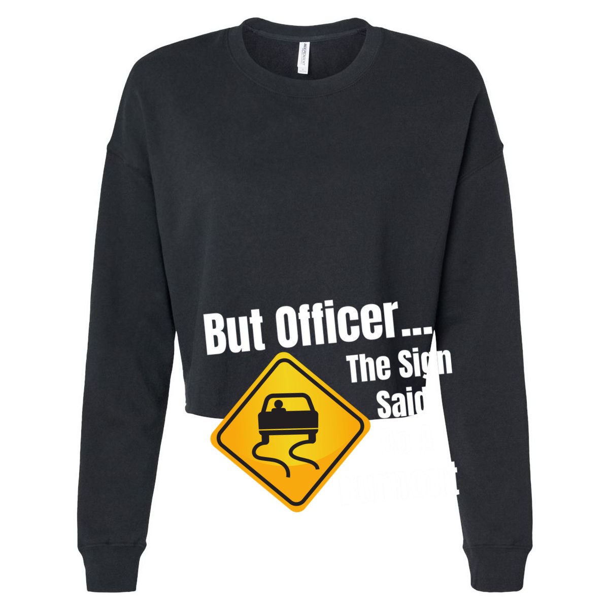 But Officer The Sign Said Do A Burnout, Muscle Car Funny Car Zip Tote Bag