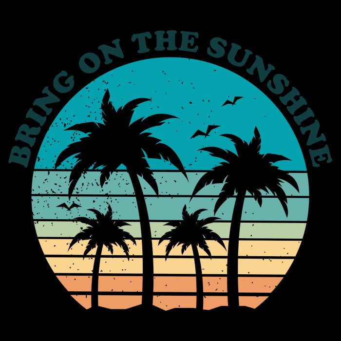 Bring On The Sunshine Retro Sunset Mug