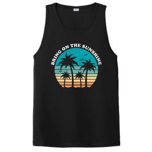 Bring On The Sunshine Retro Sunset PosiCharge Competitor Tank