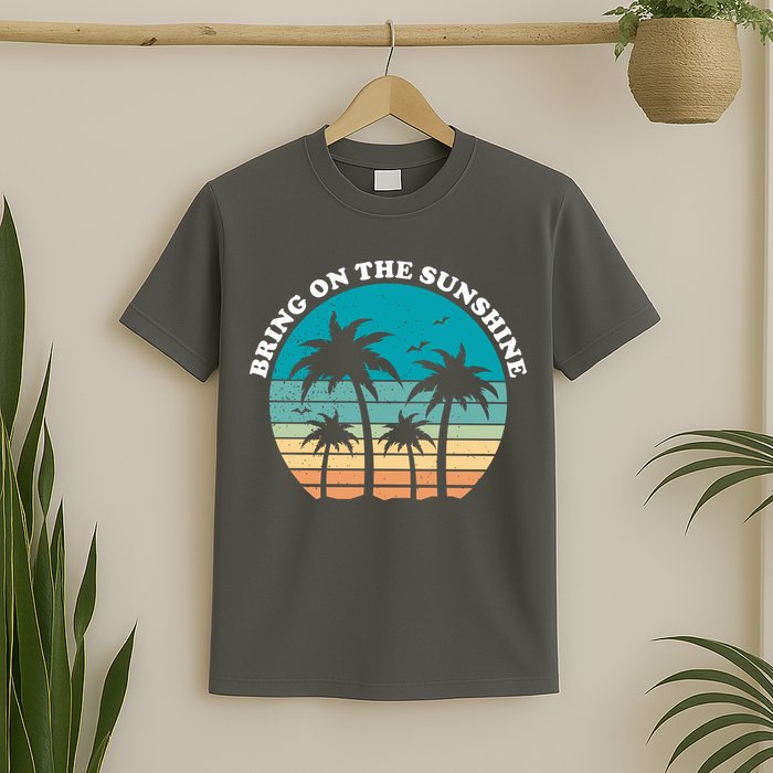 Bring On The Sunshine Retro Sunset T-Shirt