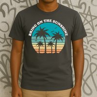 Bring On The Sunshine Retro Sunset T-Shirt
