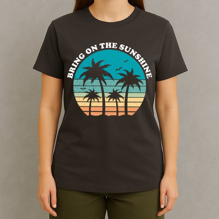 Bring On The Sunshine Retro Sunset T-Shirt