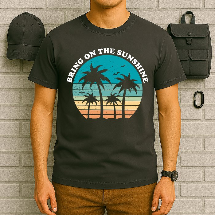 Bring On The Sunshine Retro Sunset T-Shirt