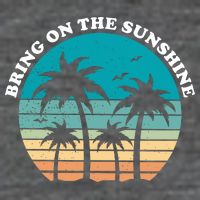 Bring On The Sunshine Retro Sunset T-Shirt