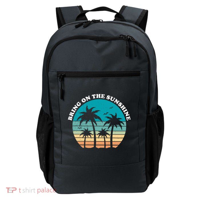 Bring On The Sunshine Retro Sunset Backpack