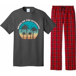 Bring On The Sunshine Retro Sunset Pajama Set