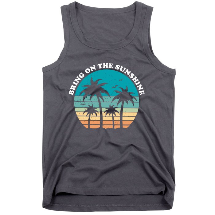 Bring On The Sunshine Retro Sunset Tank Top