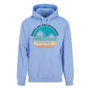 Bring On The Sunshine Retro Sunset Unisex Surf Hoodie