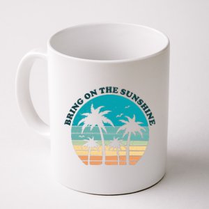 Bring On The Sunshine Retro Sunset Coffee Mug