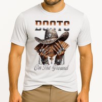 Boots On The Ground Boot Cowboy Western Cowgirl Linedance Cooling Performance Crew T-Shirt
