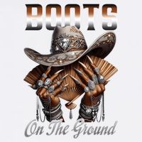 Boots On The Ground Boot Cowboy Western Cowgirl Linedance Cooling Performance Crew T-Shirt