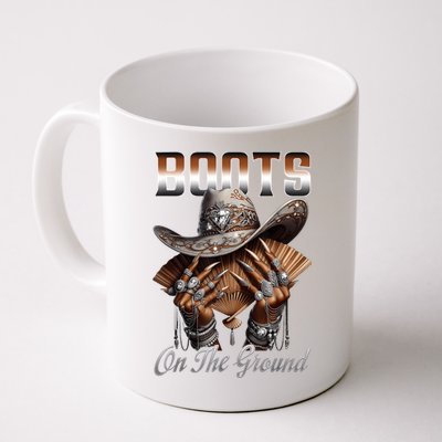 Boots On The Ground Boot Cowboy Western Cowgirl Linedance Mug