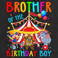 Brother Of The Birthday Carnival Circus Themed Bday 11oz C Handle Ceramic Mug
