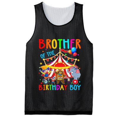 Brother Of The Birthday Carnival Circus Themed Bday Mesh Reversible Basketball Jersey Tank
