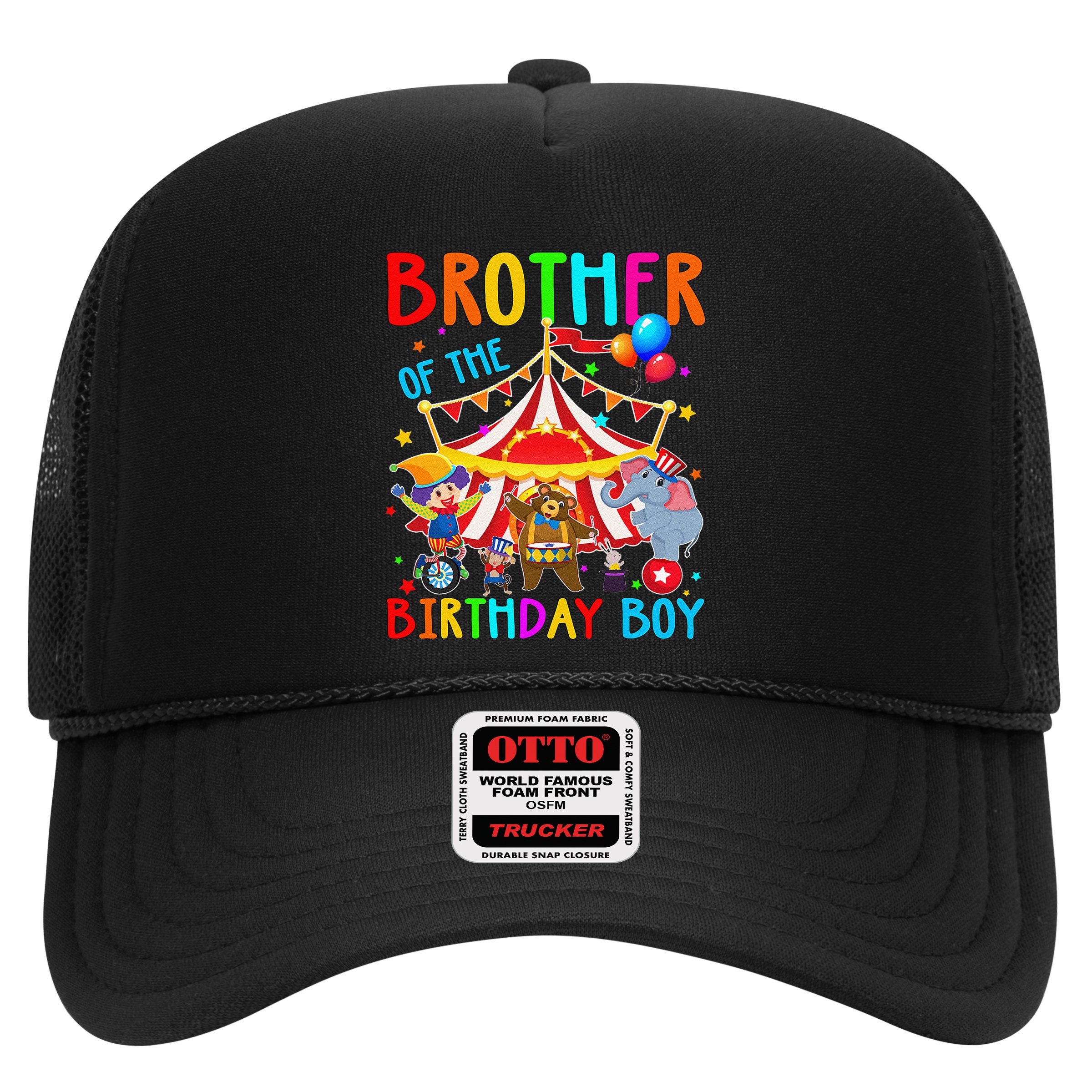 Brother Of The Birthday Carnival Circus Themed Bday Hat