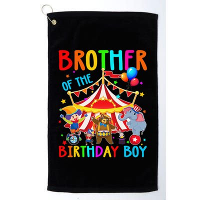 Brother Of The Birthday Carnival Circus Themed Bday Golf Towel