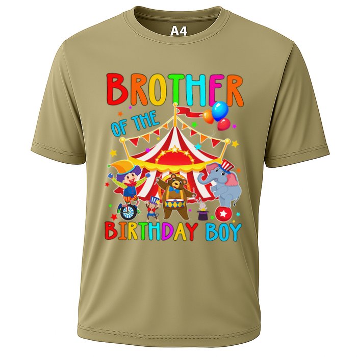 Brother Of The Birthday Carnival Circus Themed Bday Cooling Performance Crew T-Shirt