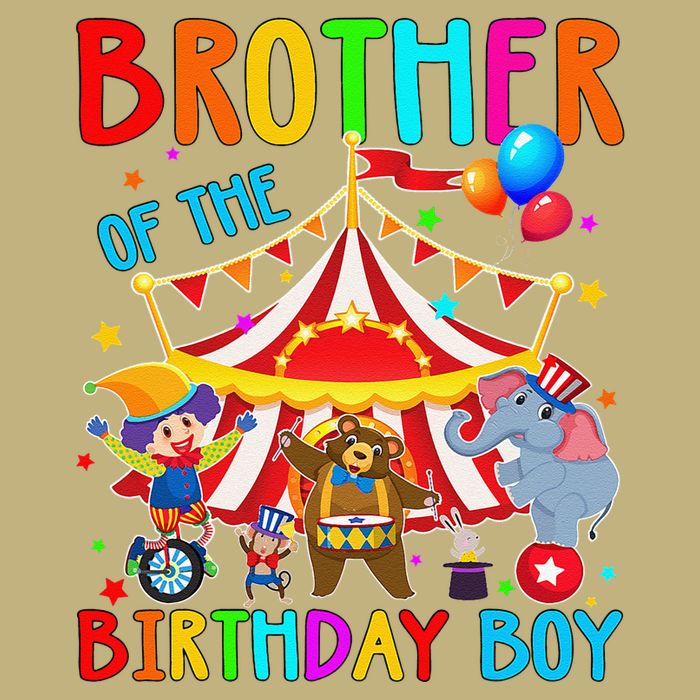 Brother Of The Birthday Carnival Circus Themed Bday Cooling Performance Crew T-Shirt