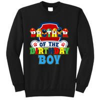 Brother Of The Birthday Boy Dog Paw Family Matching Sweatshirt