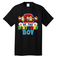 Brother Of The Birthday Boy Dog Paw Family Matching Tall T-Shirt