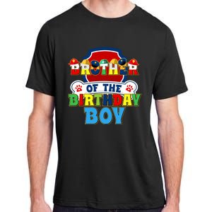 Brother Of The Birthday Boy Dog Paw Family Matching Adult ChromaSoft Performance T-Shirt