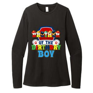 Brother Of The Birthday Boy Dog Paw Family Matching Womens CVC Long Sleeve Shirt