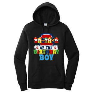 Brother Of The Birthday Boy Dog Paw Family Matching Women's Pullover Hoodie