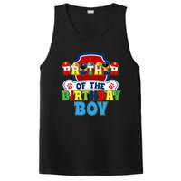 Brother Of The Birthday Boy Dog Paw Family Matching PosiCharge Competitor Tank