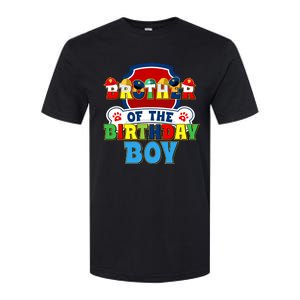 Brother Of The Birthday Boy Dog Paw Family Matching Softstyle CVC T-Shirt