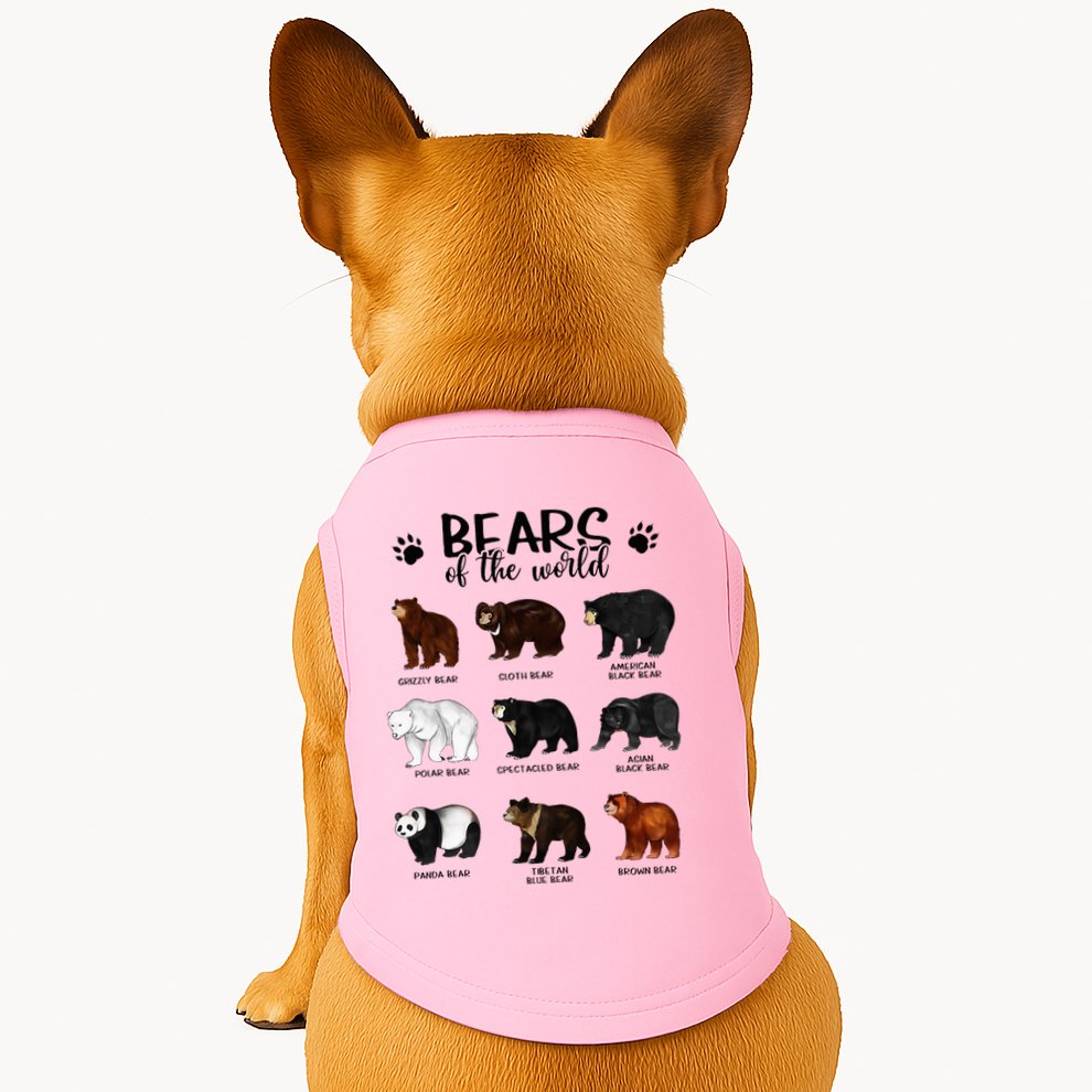 Bears Of The World Bears Doggie Tank
