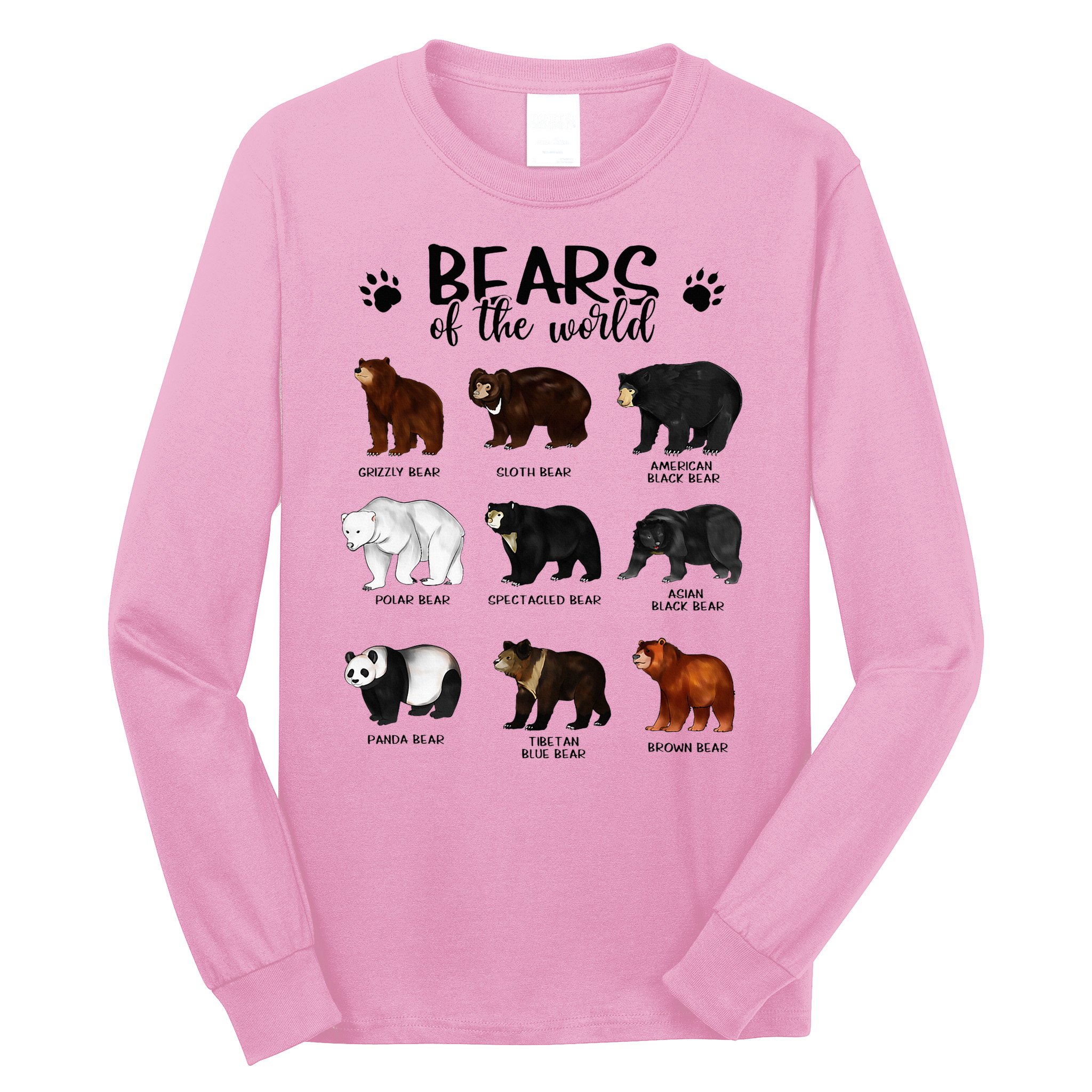 Bears Of The World Bears Long Sleeve Shirt