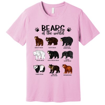 Bears Of The World Bears Premium T-Shirt