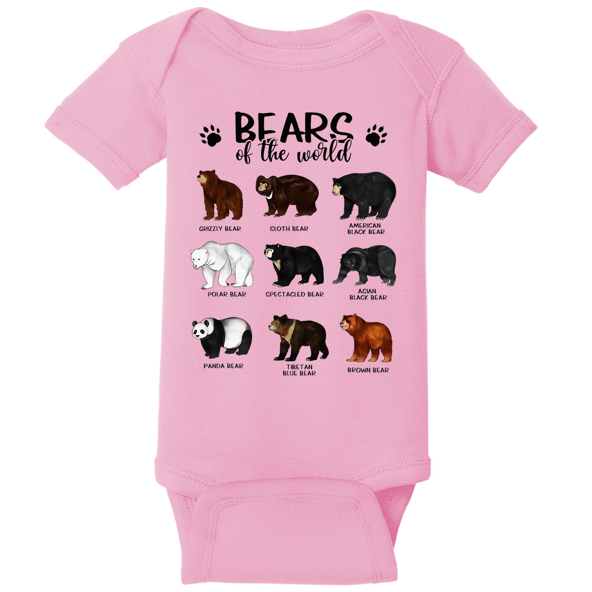 Bears Of The World Bears Baby Bodysuit