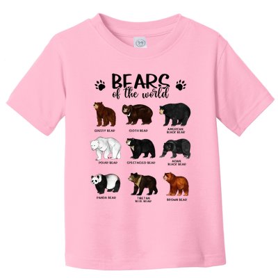 Bears Of The World Bears Toddler T-Shirt