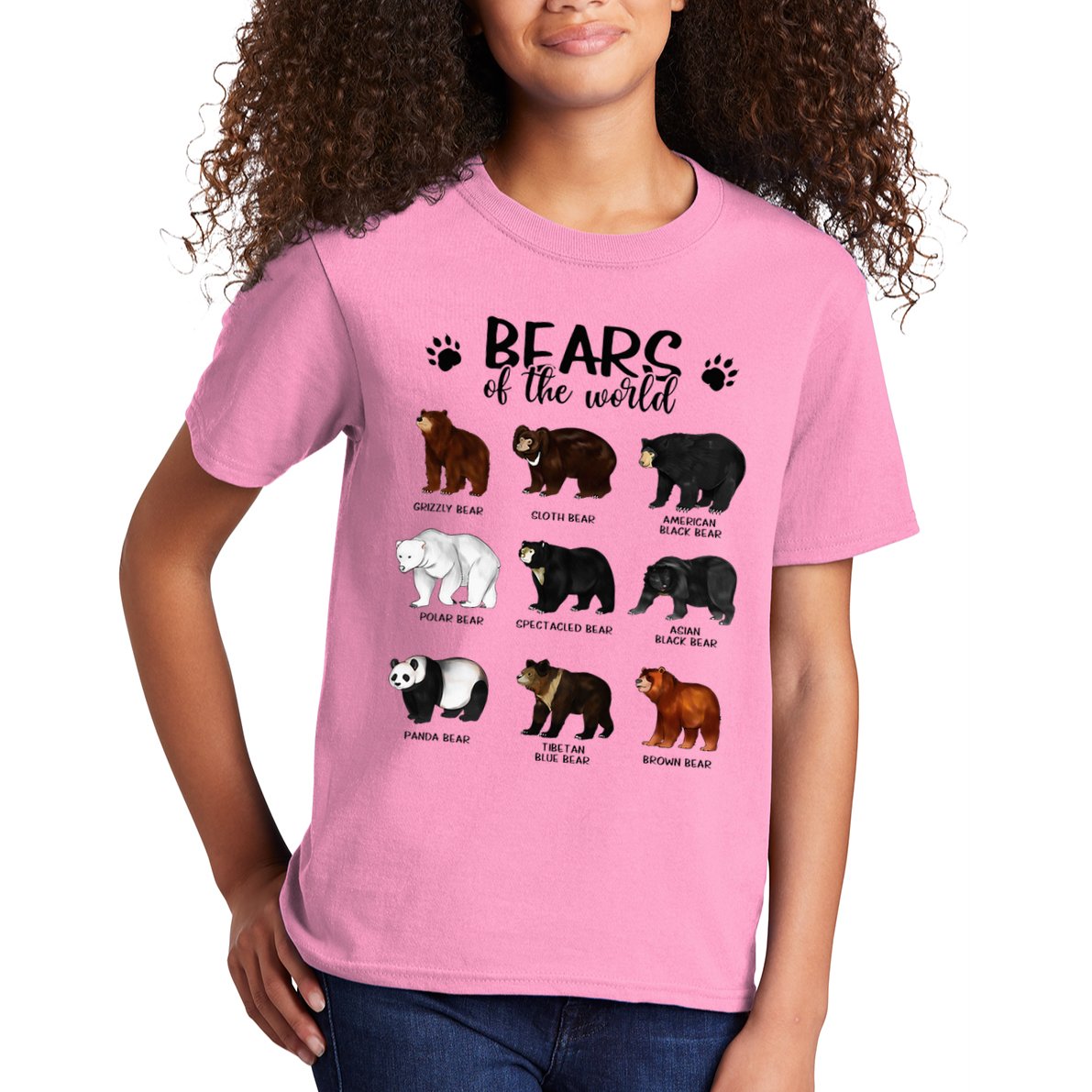 Bears Of The World Bears Kids T-Shirt