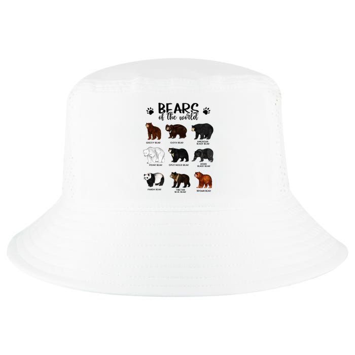 Bears Of The World Bears Cool Comfort Performance Bucket Hat