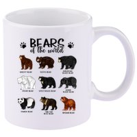 Bears Of The World Bears 11oz C Handle Ceramic Mug