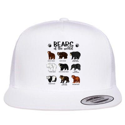 Bears Of The World Bears Flatbill Hat