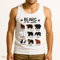 Bears Of The World Bears Tank Top