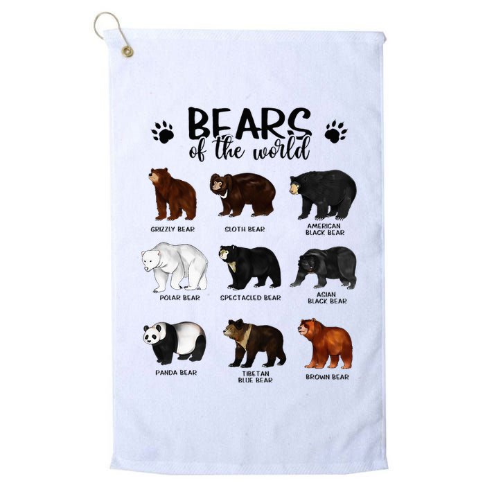 Bears Of The World Bears Golf Towel