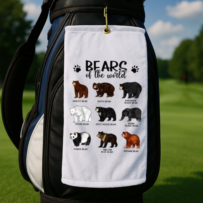 Bears Of The World Bears Golf Towel
