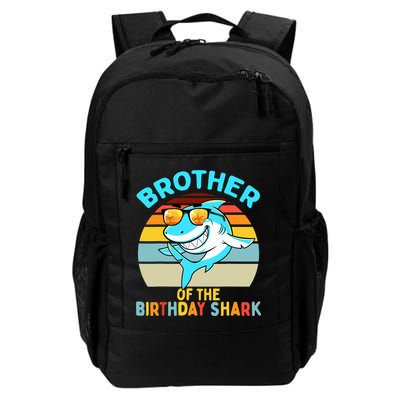 Brother of the Shark Birthday Matching Family Backpack