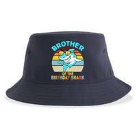 Brother of the Shark Birthday Matching Family Sustainable Bucket Hat