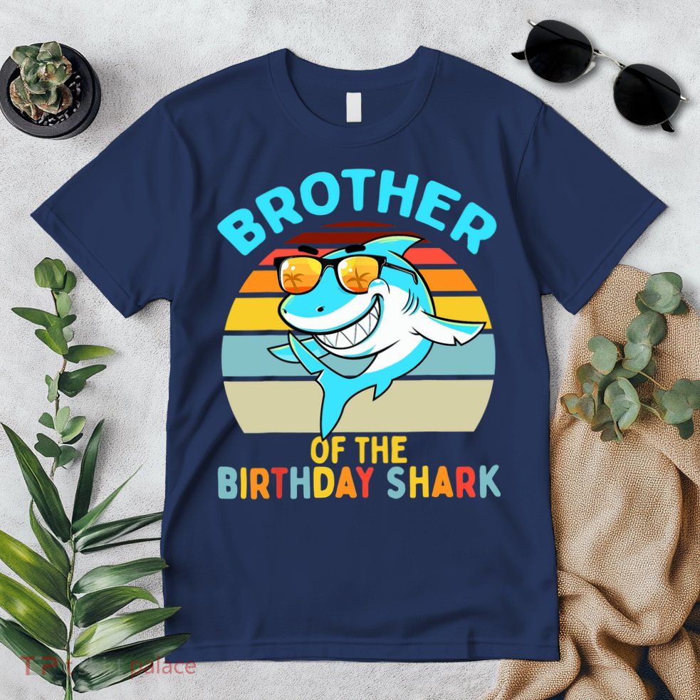 Brother of the Shark Birthday Matching Family Premium T-Shirt