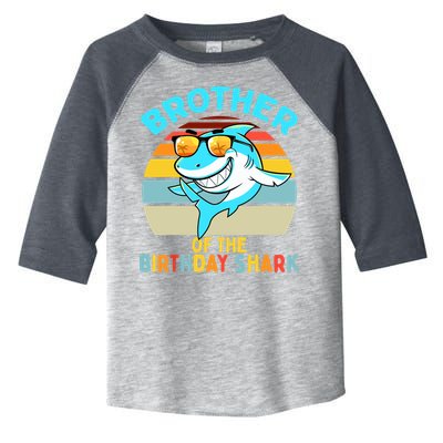 Brother of the Shark Birthday Matching Family Toddler Fine Jersey T-Shirt