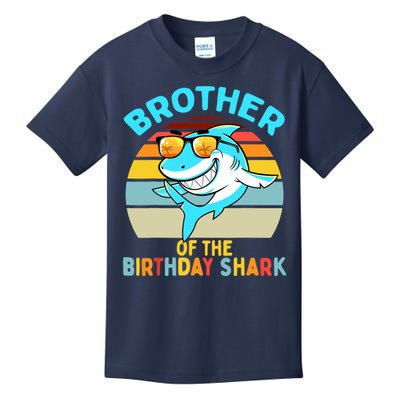Brother of the Shark Birthday Matching Family Kids T-Shirt
