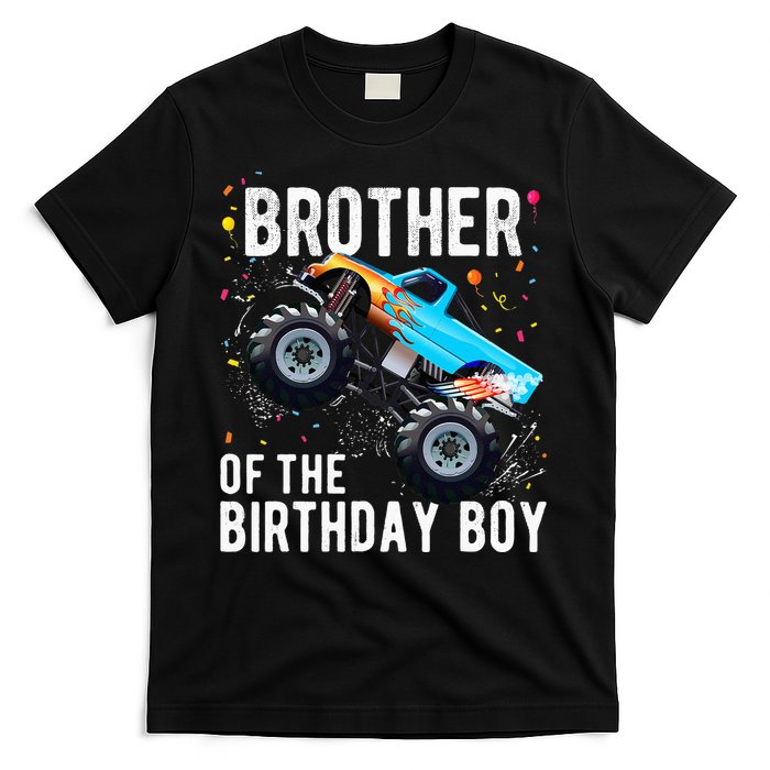 Brother Of The Birthday Boy Monster Truck Family Matching T-Shirt