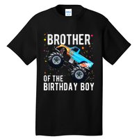 Brother Of The Birthday Boy Monster Truck Family Matching Tall T-Shirt