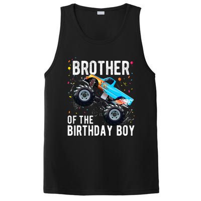 Brother Of The Birthday Boy Monster Truck Family Matching PosiCharge Competitor Tank